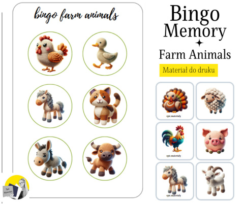 Bingo Farm Animals