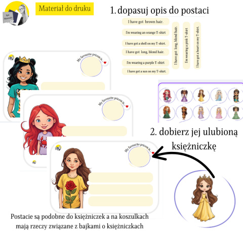 Dopasuj księżniczki have got i am wearing Dopasuj księżniczki have got i am wearing