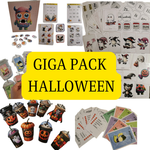 Giga Pack Halloween + activities + grama + food