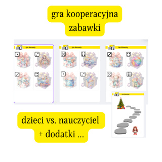 Gra kooperacyjna zabawki + dodatki