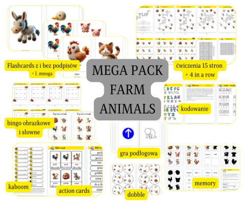 Mega Pack Farm Animals