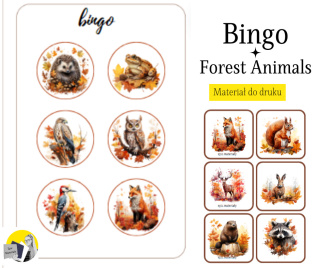 Bingo Forest Animals